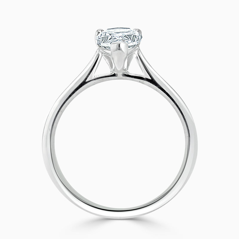 Platinum Pear Shape Classic Wedfit Engagement Ring