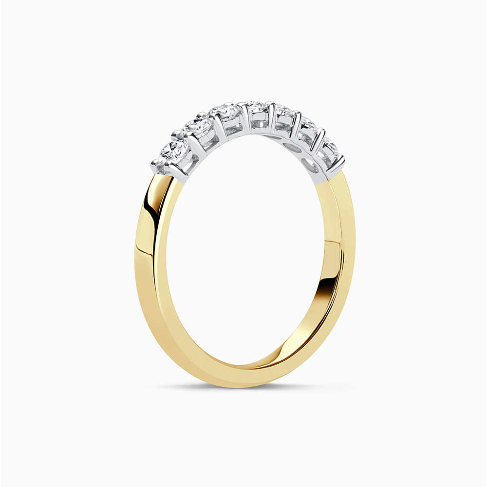 18ct Yellow Gold Claw Set 2.5mm Eternity Ring