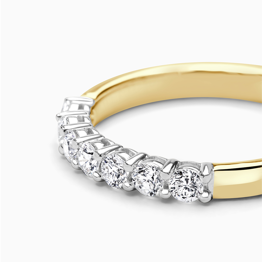 18ct Yellow Gold Claw Set 2.5mm Eternity Ring