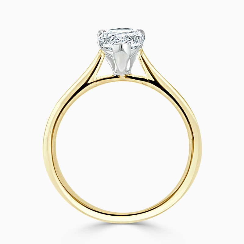 18ct Yellow Gold Pear Shape Classic Wedfit Engagement Ring