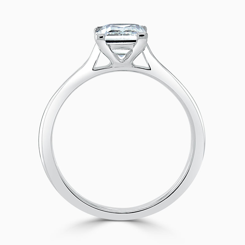 Platinum Princess Cut Classic Wedfit Engagement Ring