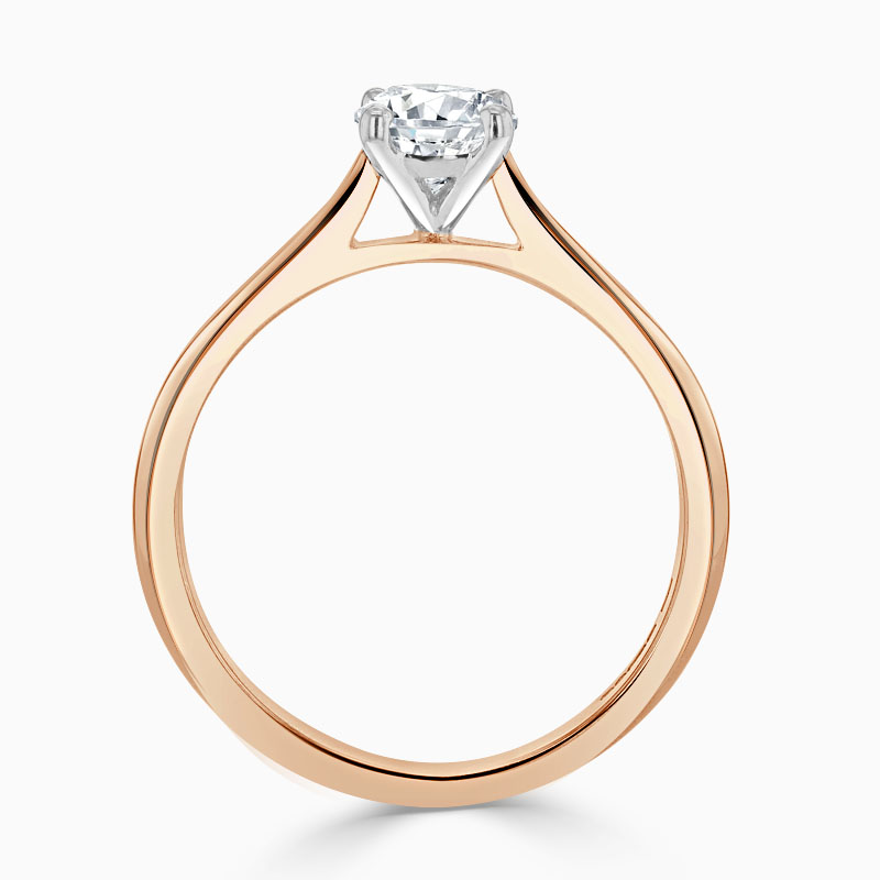 18ct Rose Gold Round Brilliant Classic Wedfit Engagement Ring