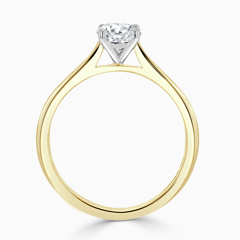 18ct Yellow Gold Round Brilliant Classic Wedfit Engagement Ring