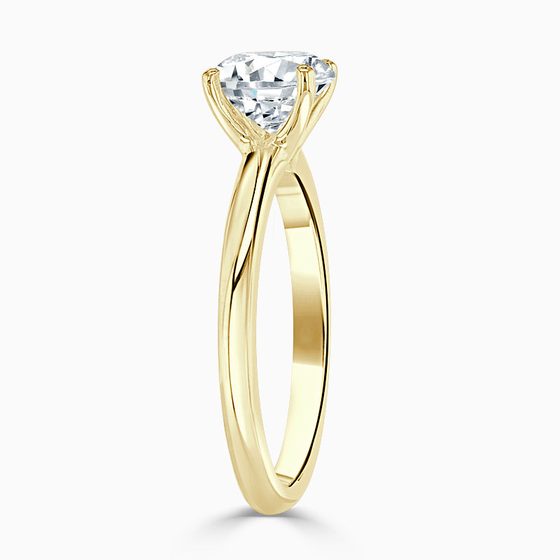 18ct Yellow Gold Round Brilliant Simplicity Engagement Ring