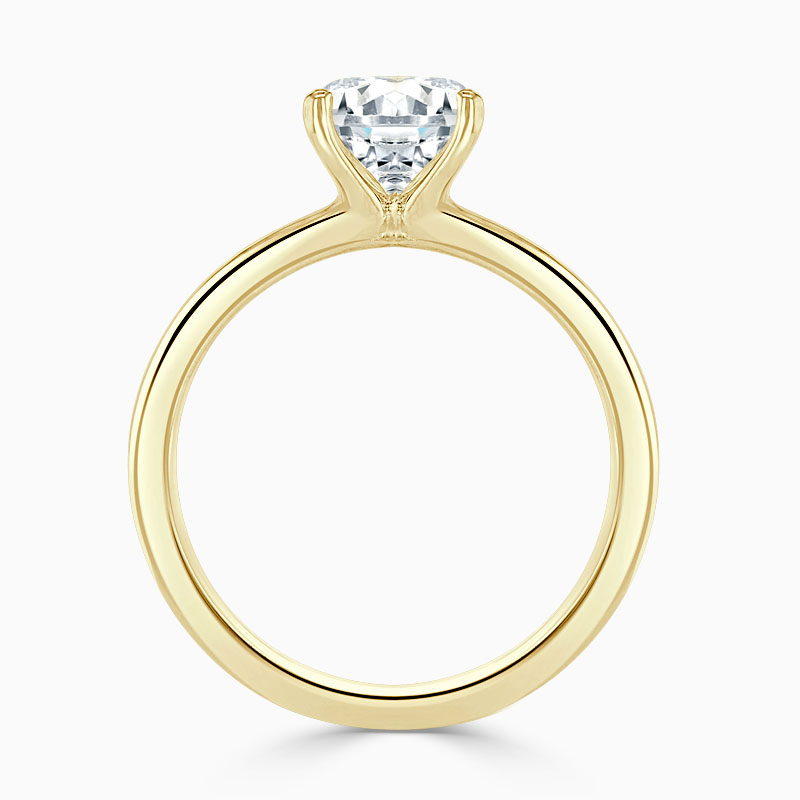 18ct Yellow Gold Round Brilliant Simplicity Engagement Ring