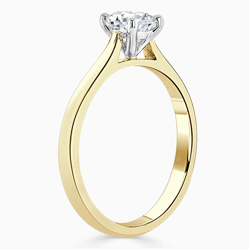 18ct Yellow Gold Radiant Cut Classic Wedfit Engagement Ring