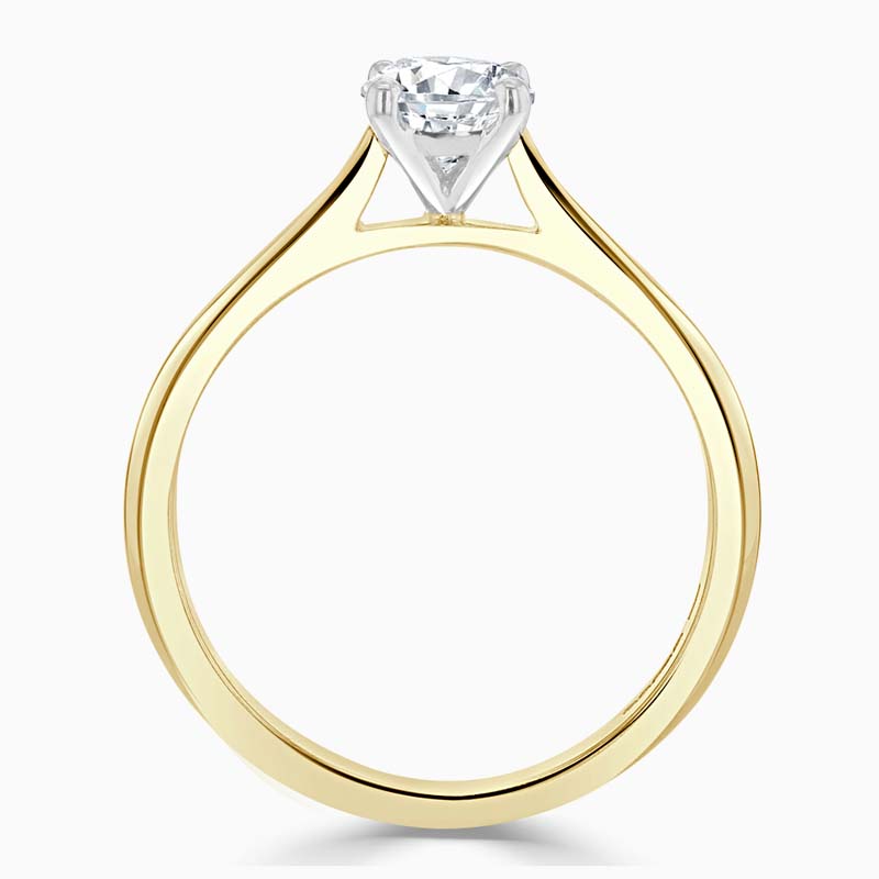 18ct Yellow Gold Radiant Cut Classic Wedfit Engagement Ring