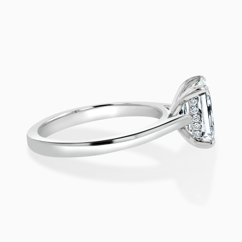 Platinum Crisscut Classic Wedfit Engagement Ring with Crisscut, 2.02ct, G Colour, VVS1 Clarity - GIA