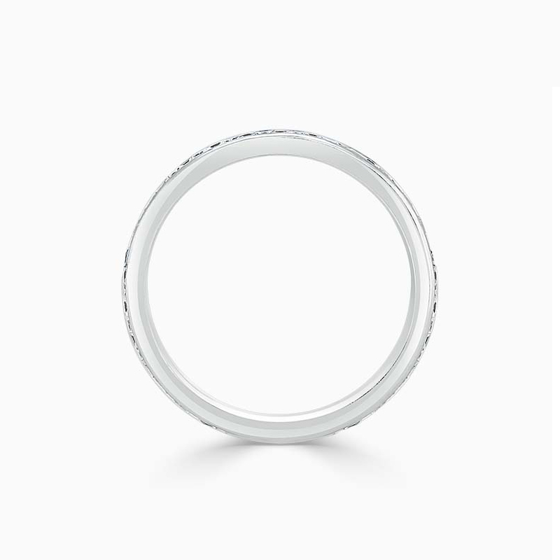 18ct White Gold 3.00mm Round Brilliant Channel Set Full Eternity Ring
