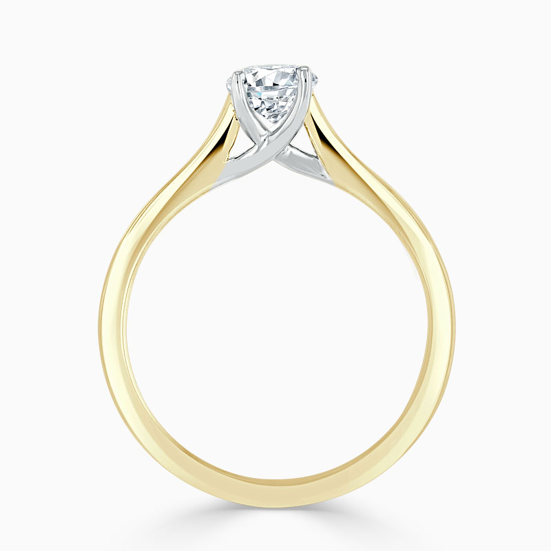 18ct Yellow Gold Oval Shape Openset Engagement Ring