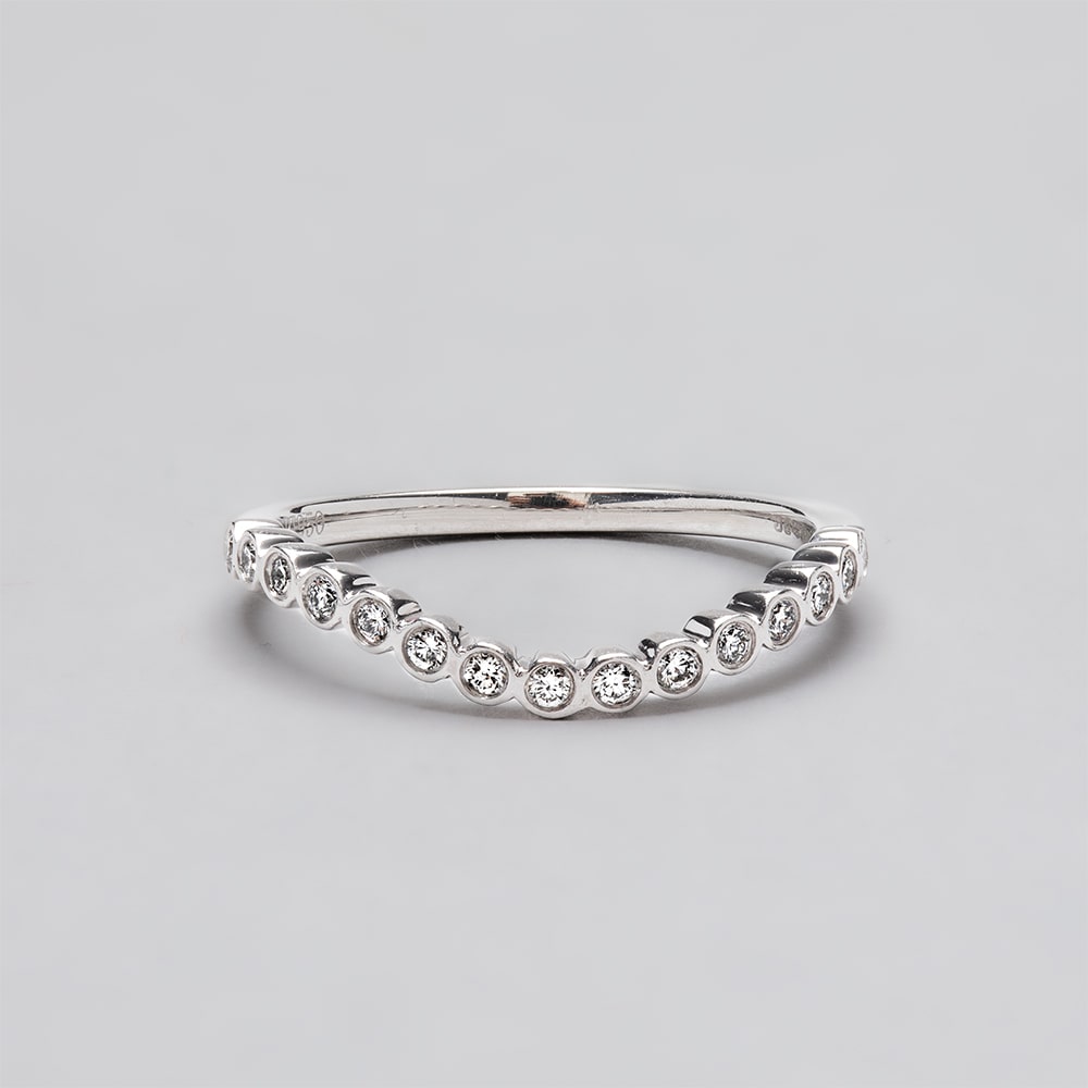 Rubover Shaped Eternity Ring