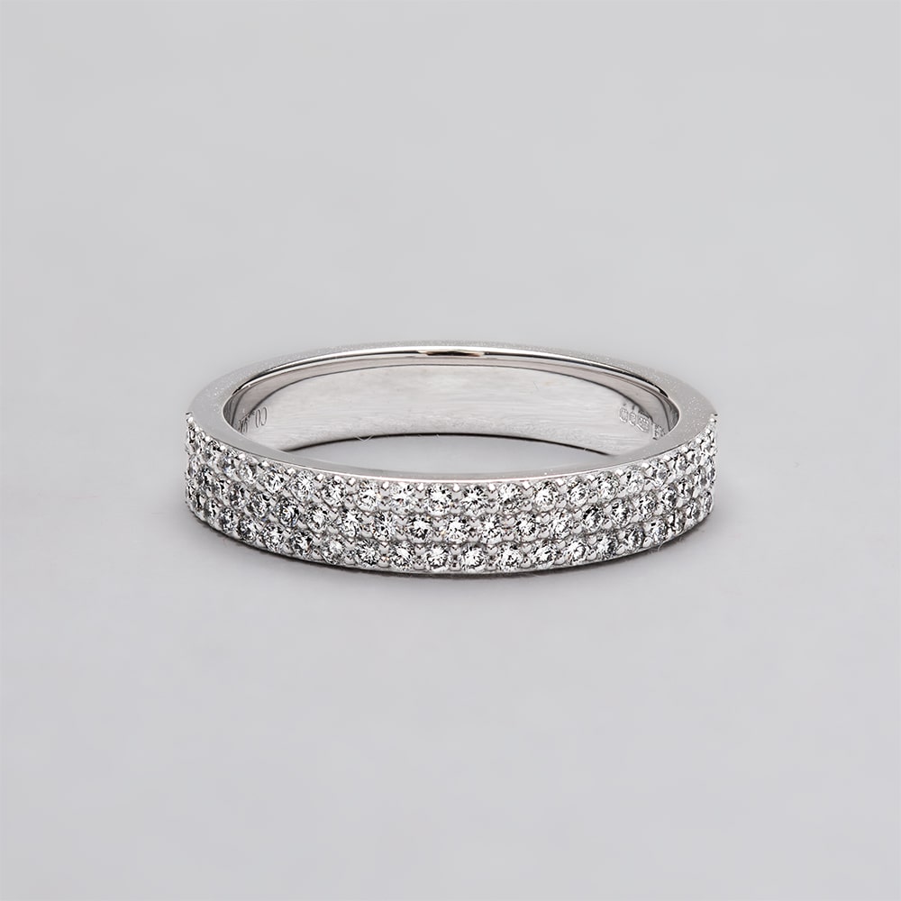 Micro Pave 3.5mm Eternity Ring