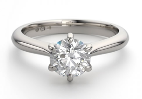 Claw engagement ring setting 