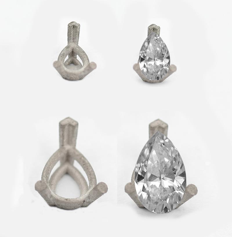 pear shaped diamond drop earrings 