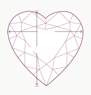 heart shape diamond 