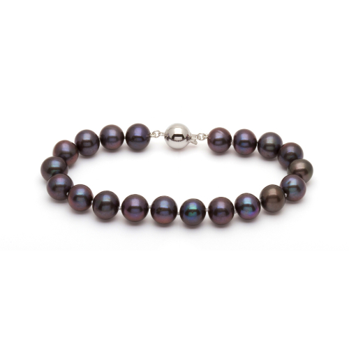 black pearl bracelet back to black jewellery image3