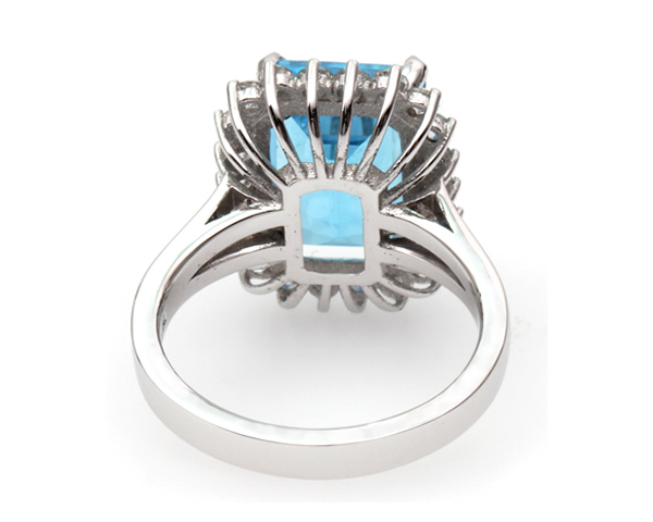 blue topaz and diamond ring 