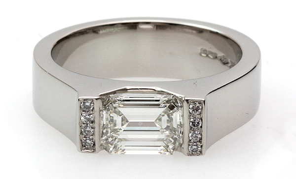 emerald diamond ring remodel