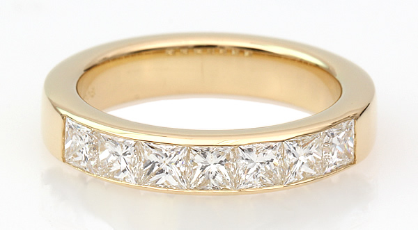 princess cut diamond eternity ring