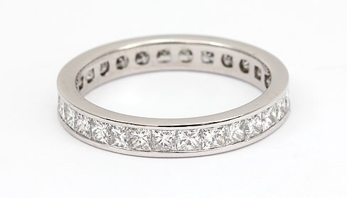 princess cut diamond wedding ring 